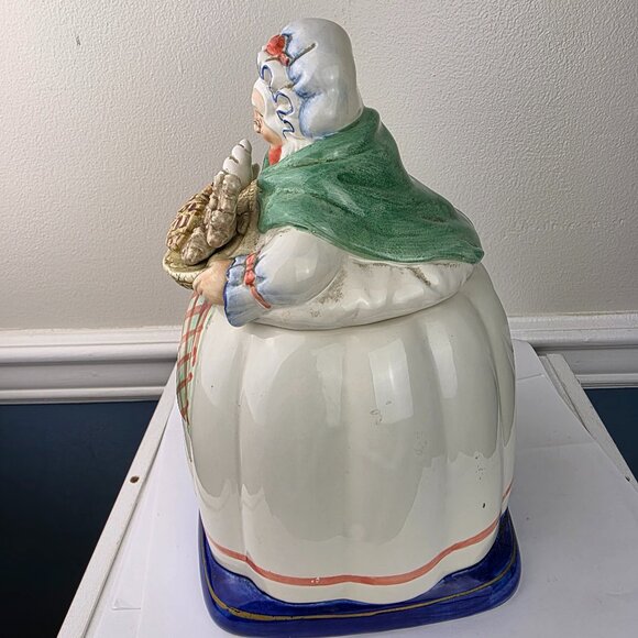 Fitz & Floyd Granny Baker Vintage Cookie Jar 11" - Picture 5 of 9